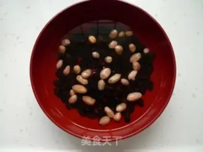 Make Peanut black soy step 0