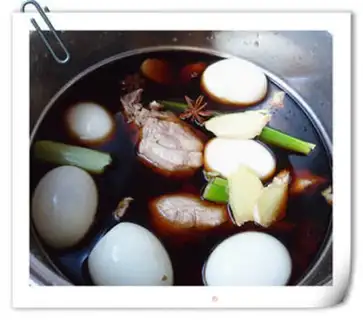 Make Soy sauce and halogenated eggs step 4