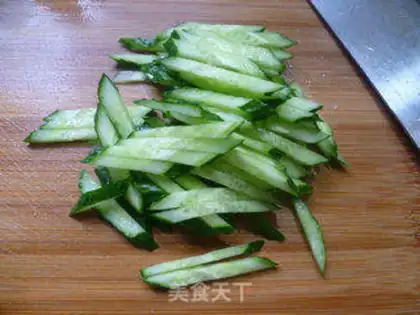 Make The cucumbers swung step 2