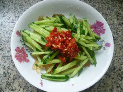 Make The cucumbers swung step 5