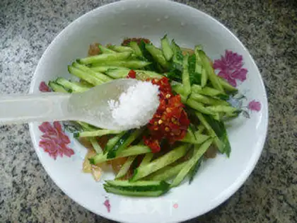 Make The cucumbers swung step 6
