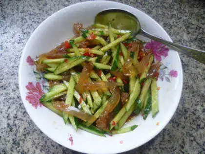 Make The cucumbers swung step 10