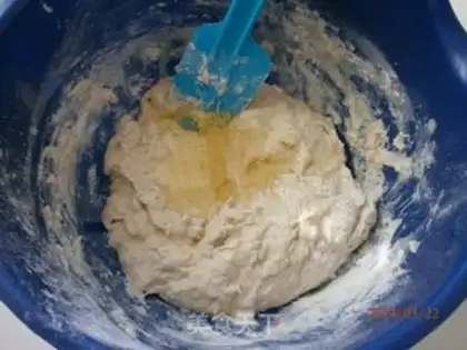 Make Bacon olive cheese bread step 4