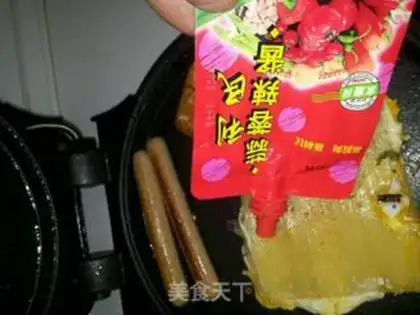 Make Northeast cold noodles step 4
