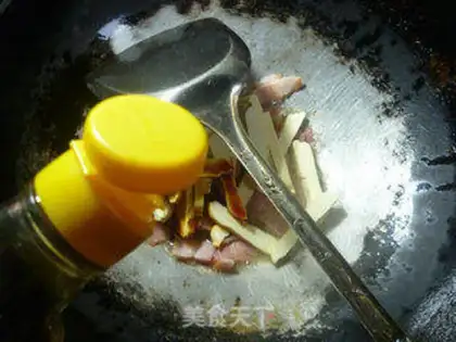 Make Tofu-dry bacon-dried beans step 6