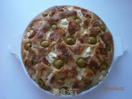 Make Bacon olive cheese bread step 12