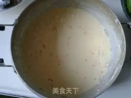 Make Red bean strawberries and eggs step 1