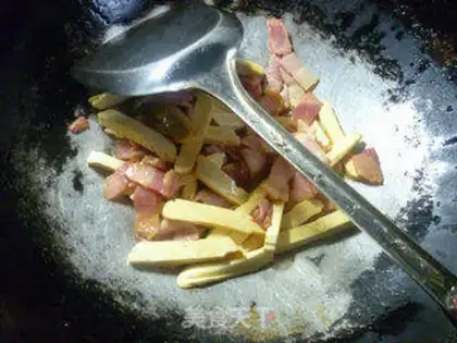 Make Tofu-dry bacon-dried beans step 7