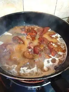Make Red burning pig hoof step 9