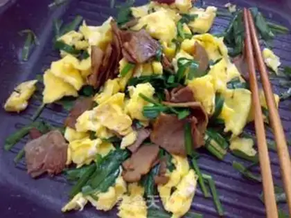 Make Bacon pickle fried eggs step 5