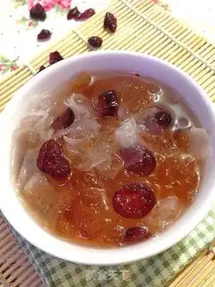 Make Peach glue, silver cranberry soup step 6