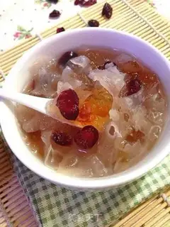 Make Peach glue, silver cranberry soup step 7