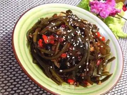 Make Spicy seaweed step 6