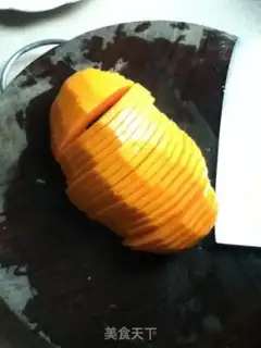 Make Orange papaya step 2