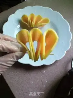 Make Orange papaya step 3