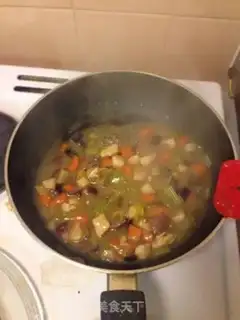 Make Fujian fried rice step 3