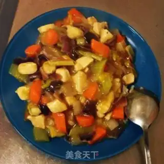 Make Fujian fried rice step 4