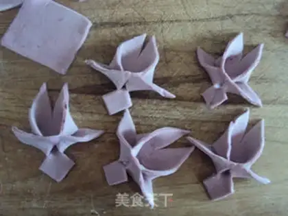 Make Potato orchids step 9