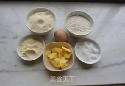 Make Gold coconut ball step 0