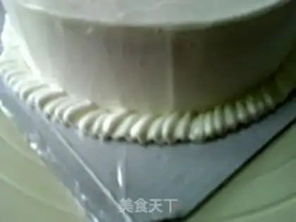 Make A flower cake step 6