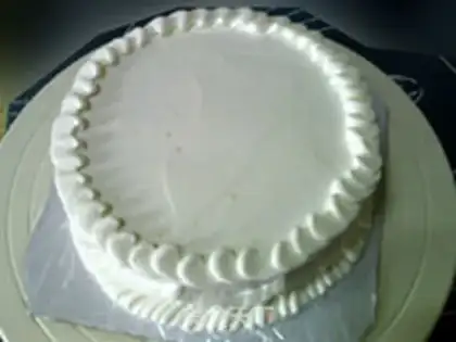 Make A flower cake step 8