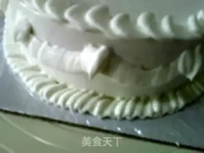 Make A flower cake step 9