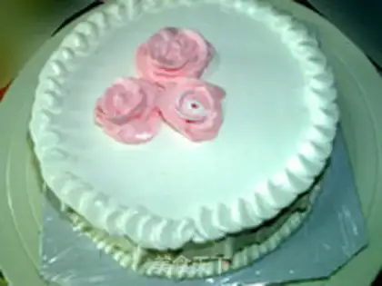 Make A flower cake step 10