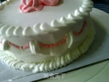 Make A flower cake step 11