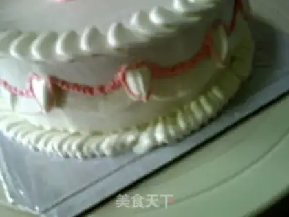 Make A flower cake step 12