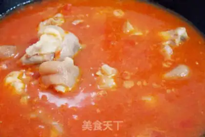 Make Tomato pig hoof soup step 8