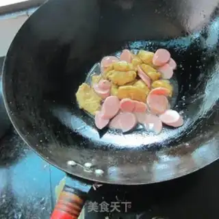 Make Tofu fried ham step 4