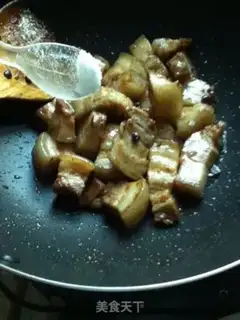 Make Cola sauce, red meat step 4