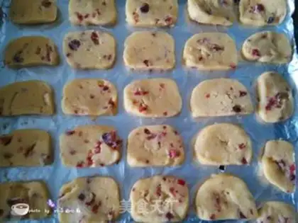 Make Cranberry cookies step 6