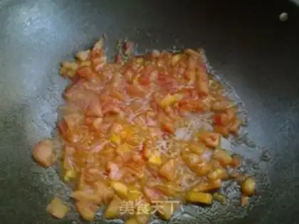 Make Tomato fried rice step 4