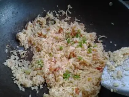 Make Tomato fried rice step 5