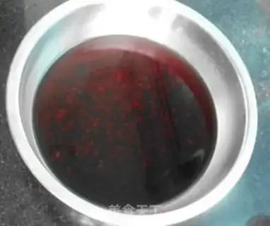 Make Black rice mango sugar step 1
