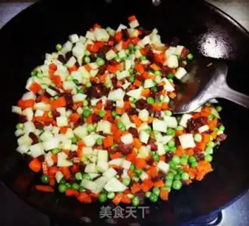 Make Peas rice step 4
