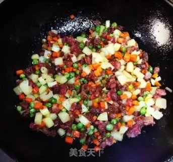 Make Peas rice step 5