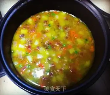 Make Peas rice step 8
