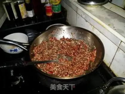 Make Cream beef pepper sauce step 12