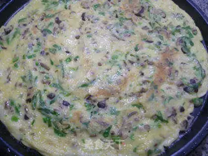Make Chestnut mushroom eggcake step 9