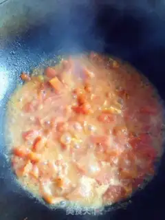 Make Tomato fried eggs step 4