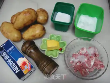 Make Baking bacon mashed potatoes step 0