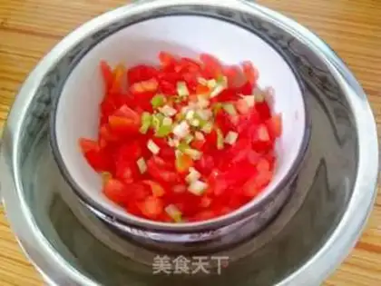 Make Tomato eggcake step 3