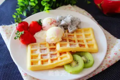 Make Ice cream waffles step 11