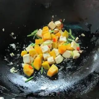 Make The tofu with the pumpkin step 7