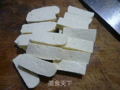Make Pyramid tofu step 3