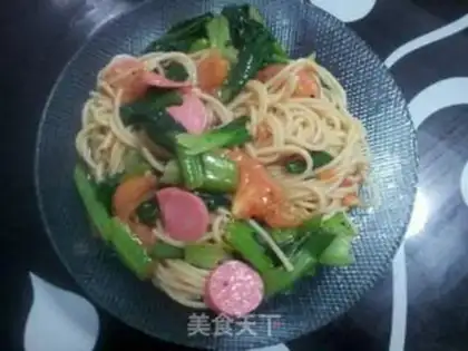 Make Chinese pasta step 4