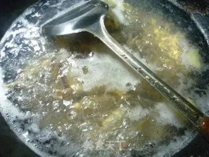 Make Pyramid tofu step 5