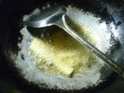 Make Pyramid tofu step 8